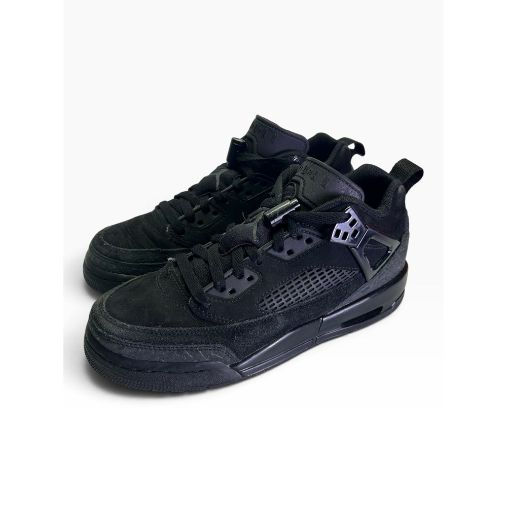 Jordan Spizike Low Black Cat Triple Black FQ1759-001 Size 6Y Women 7.5